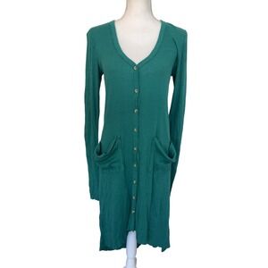 Free People Beach Ribbed Cardigan‎ Dress Coverup Size Small New With Tags